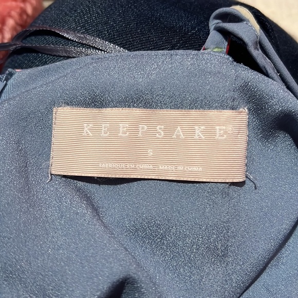 Keepsake Blue Scatter Floral Evolve Midi Dress - Picture 6 of 6